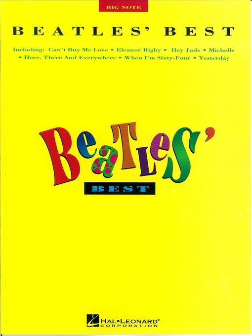 Title details for Beatles Best (Songbook) by The Beatles - Available